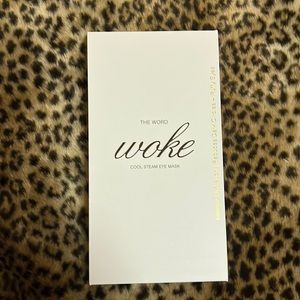 🌞3/$25 The Word Woke Cool Steam Eye Mask